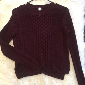 Ribbed Knit Sweater